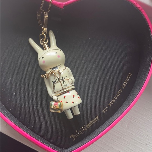 Juicy Couture Jewelry - Rare Fifi Lapin x juicy couture necklace